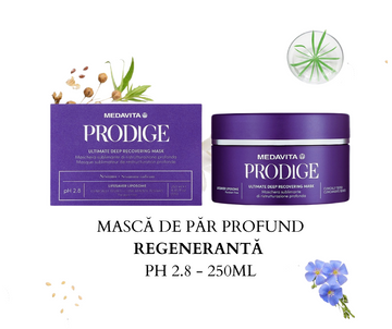 Medavita Prodige - Masca de Par Profund Regeneranta  pH 2.8 - 250ml